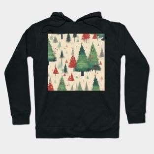 Ykomow Christmas Trees Womens Holiday Pine Tree Xmas Graphic Tees Christmas Family Hoodie